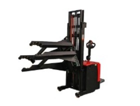 Electric profile handling stacker